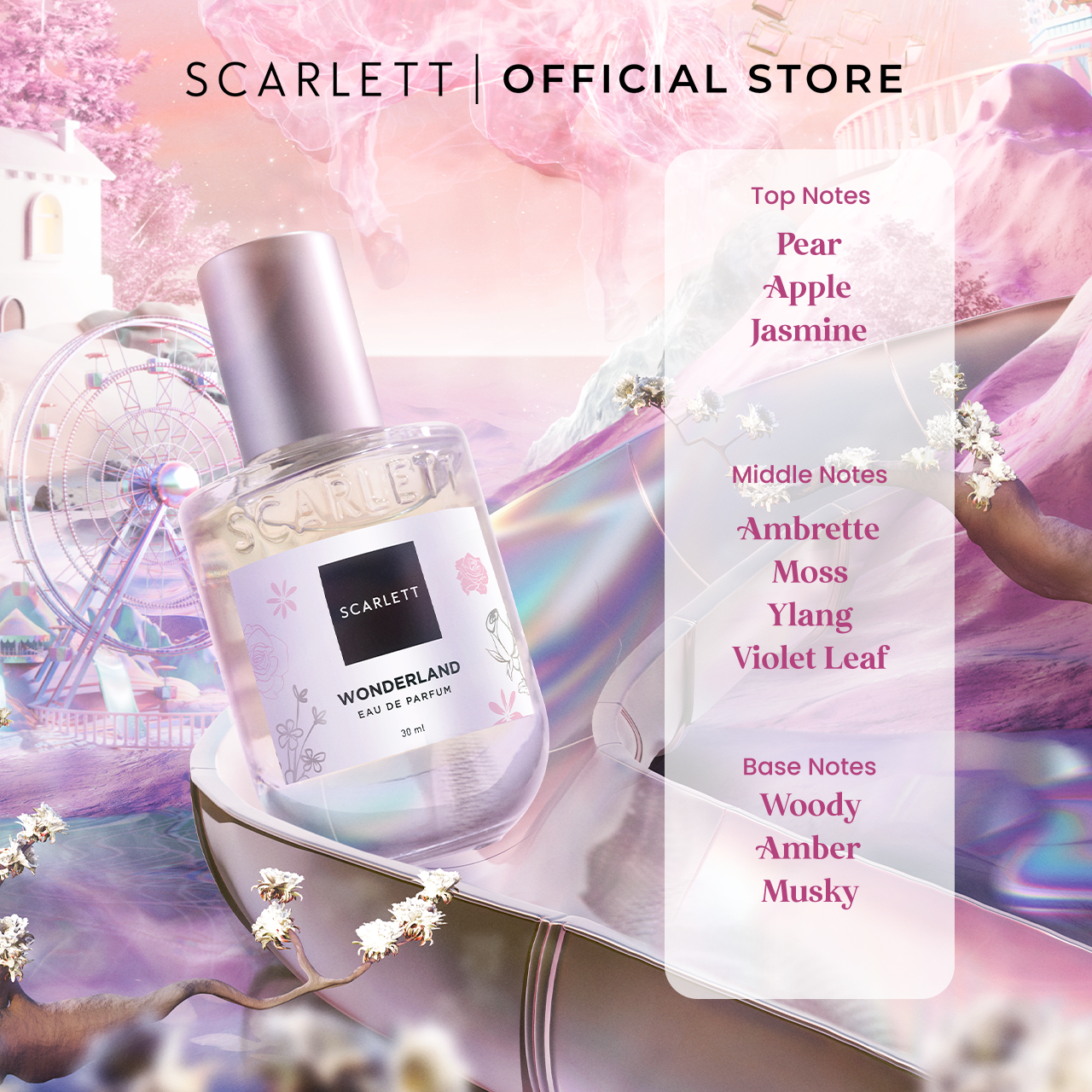 Scarlett Eau De Parfum Wonderland 30ml
